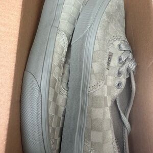 Vans Green Checkered Sneakers